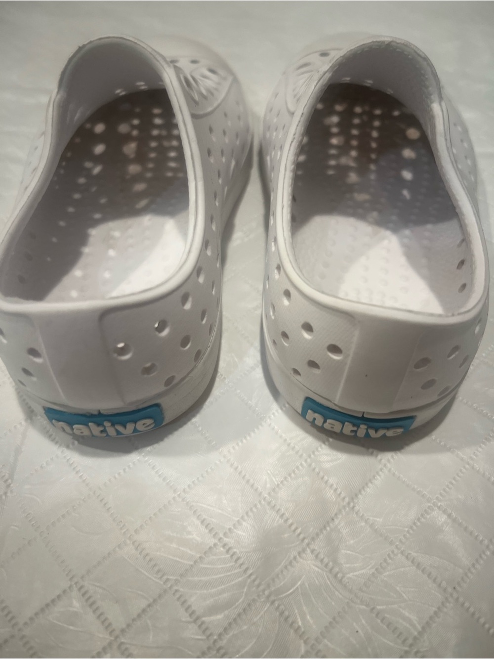 Native Kids Slip-On Water Shoes in White - Picture 2 of 3